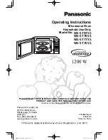 Panasonic Cyclonic Inverter NN-ST765S Operating Instructions Manual preview