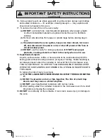 Preview for 5 page of Panasonic Cyclonic Inverter NN-ST765S Operating Instructions Manual