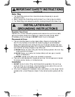 Preview for 7 page of Panasonic Cyclonic Inverter NN-ST765S Operating Instructions Manual