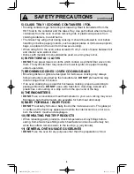 Preview for 10 page of Panasonic Cyclonic Inverter NN-ST765S Operating Instructions Manual