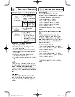 Preview for 19 page of Panasonic Cyclonic Inverter NN-ST765S Operating Instructions Manual