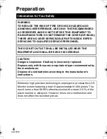 Preview for 4 page of Panasonic D-Snap SV-AS3 Operating Instructions Manual