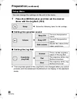 Preview for 22 page of Panasonic D-Snap SV-AS3 Operating Instructions Manual