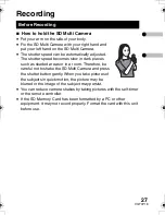 Preview for 27 page of Panasonic D-Snap SV-AS3 Operating Instructions Manual