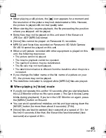 Preview for 45 page of Panasonic D-Snap SV-AS3 Operating Instructions Manual