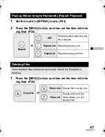 Preview for 47 page of Panasonic D-Snap SV-AS3 Operating Instructions Manual