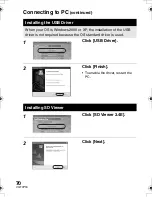 Preview for 70 page of Panasonic D-Snap SV-AS3 Operating Instructions Manual