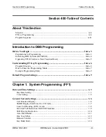 Preview for 3 page of Panasonic DBS-2.3-400 Programming Manual