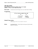 Preview for 98 page of Panasonic DBS-2.3-400 Programming Manual