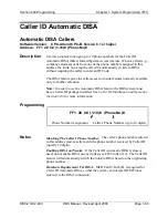 Preview for 127 page of Panasonic DBS-2.3-400 Programming Manual