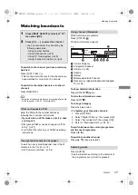 Preview for 27 page of Panasonic Diga Blu-ray DMR-BCT950 Operating Instructions Manual