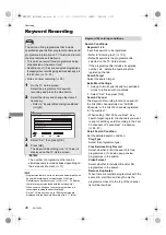 Preview for 40 page of Panasonic Diga Blu-ray DMR-BCT950 Operating Instructions Manual