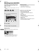 Preview for 48 page of Panasonic Diga DMR-BCT820 Operating Instructions Manual