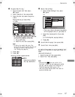 Preview for 57 page of Panasonic Diga DMR-BCT820 Operating Instructions Manual