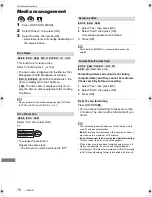 Preview for 78 page of Panasonic Diga DMR-BCT820 Operating Instructions Manual