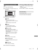 Preview for 61 page of Panasonic Diga DMR-BWT720 Operating Instructions Manual