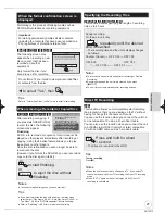 Preview for 27 page of Panasonic Diga DMR-EH59EM Operating Instructions Manual