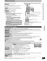 Preview for 55 page of Panasonic Diga DMR-EH75V Operating Instructions Manual