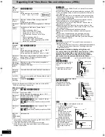 Preview for 14 page of Panasonic Diga DMR-EX72S Operating Instructions Manual