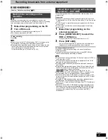 Preview for 25 page of Panasonic Diga DMR-EX72S Operating Instructions Manual