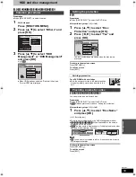 Preview for 59 page of Panasonic Diga DMR-EX72S Operating Instructions Manual