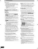 Preview for 80 page of Panasonic Diga DMR-EX72S Operating Instructions Manual