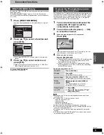 Preview for 39 page of Panasonic Diga DMR-EX79 Operating Instructions Manual