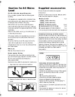 Preview for 3 page of Panasonic Diga DMR-HWT130 Operating Instructions Manual