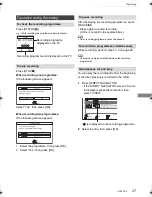 Preview for 27 page of Panasonic Diga DMR-HWT130 Operating Instructions Manual