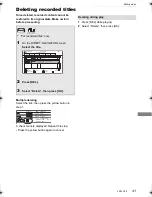 Preview for 41 page of Panasonic Diga DMR-HWT130 Operating Instructions Manual