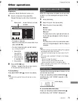 Preview for 79 page of Panasonic Diga DMR-HWT130 Operating Instructions Manual