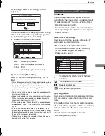 Preview for 31 page of Panasonic Diga DMR-PWT635 Operating Instructions Manual