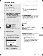 Preview for 47 page of Panasonic Diga DMR-PWT635 Operating Instructions Manual