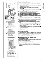 Preview for 15 page of Panasonic Digital Palmcoder Multicam PV-DC152-K Operating Instructions Manual