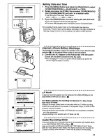 Preview for 19 page of Panasonic Digital Palmcoder Multicam PV-DC152-K Operating Instructions Manual