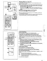 Preview for 33 page of Panasonic Digital Palmcoder Multicam PV-DC152-K Operating Instructions Manual