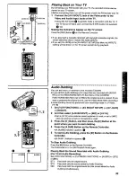 Preview for 33 page of Panasonic Digital Palmcoder  PV-DV851 Operating Manual