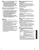 Preview for 47 page of Panasonic Digital Palmcoder  PV-DV851 Operating Manual