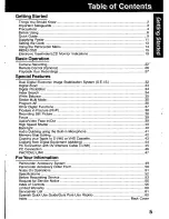 Preview for 5 page of Panasonic Digital Palmcorder PV-DV101 Operating Instructions Manual