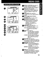 Preview for 15 page of Panasonic Digital Palmcorder PV-DV101 Operating Instructions Manual