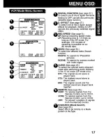 Preview for 17 page of Panasonic Digital Palmcorder PV-DV101 Operating Instructions Manual