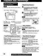 Preview for 28 page of Panasonic Digital Palmcorder PV-DV101 Operating Instructions Manual