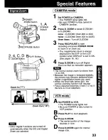 Preview for 33 page of Panasonic Digital Palmcorder PV-DV101 Operating Instructions Manual