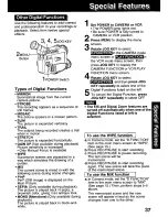 Preview for 37 page of Panasonic Digital Palmcorder PV-DV101 Operating Instructions Manual