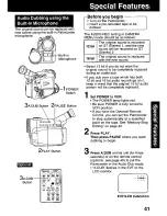 Preview for 41 page of Panasonic Digital Palmcorder PV-DV101 Operating Instructions Manual