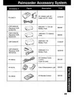 Preview for 49 page of Panasonic Digital Palmcorder PV-DV101 Operating Instructions Manual