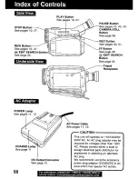 Preview for 58 page of Panasonic Digital Palmcorder PV-DV101 Operating Instructions Manual