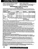 Preview for 60 page of Panasonic Digital Palmcorder PV-DV101 Operating Instructions Manual