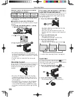 Preview for 26 page of Panasonic Digital Palmcorder PV-GS13 Operating Instructions Manual