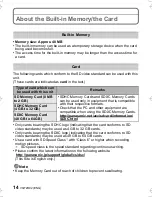 Preview for 14 page of Panasonic DMC-F3K Basic Operating Instructions Manual